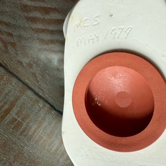 Vtg 1979 Polar Bear Ceramic Refrigerator Deodorizer Baking Soda Holder 5.5" - Picture 4 of 6